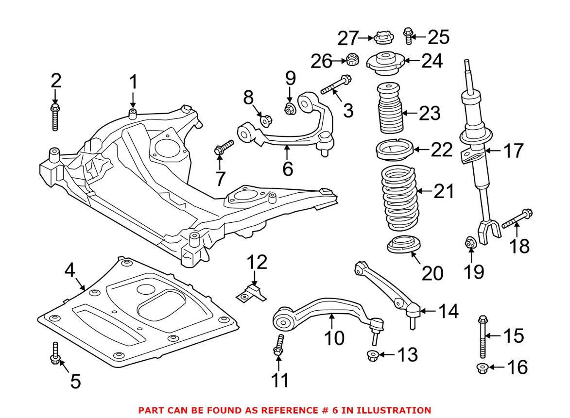 BMW Suspension Control Arm - Front Upper 31126779871